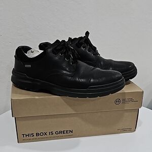 Clarks Black leather Men's Shoes